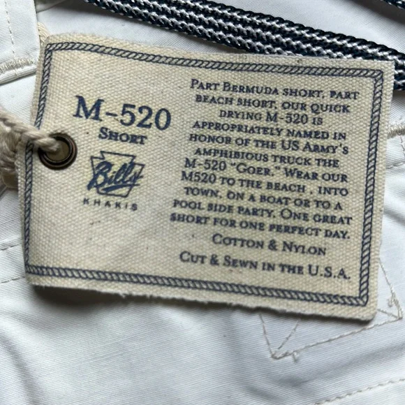 Bills Khakis part Bermuda short part beach short cotton and nylon size 44 46 USA - Picture 4 of 17